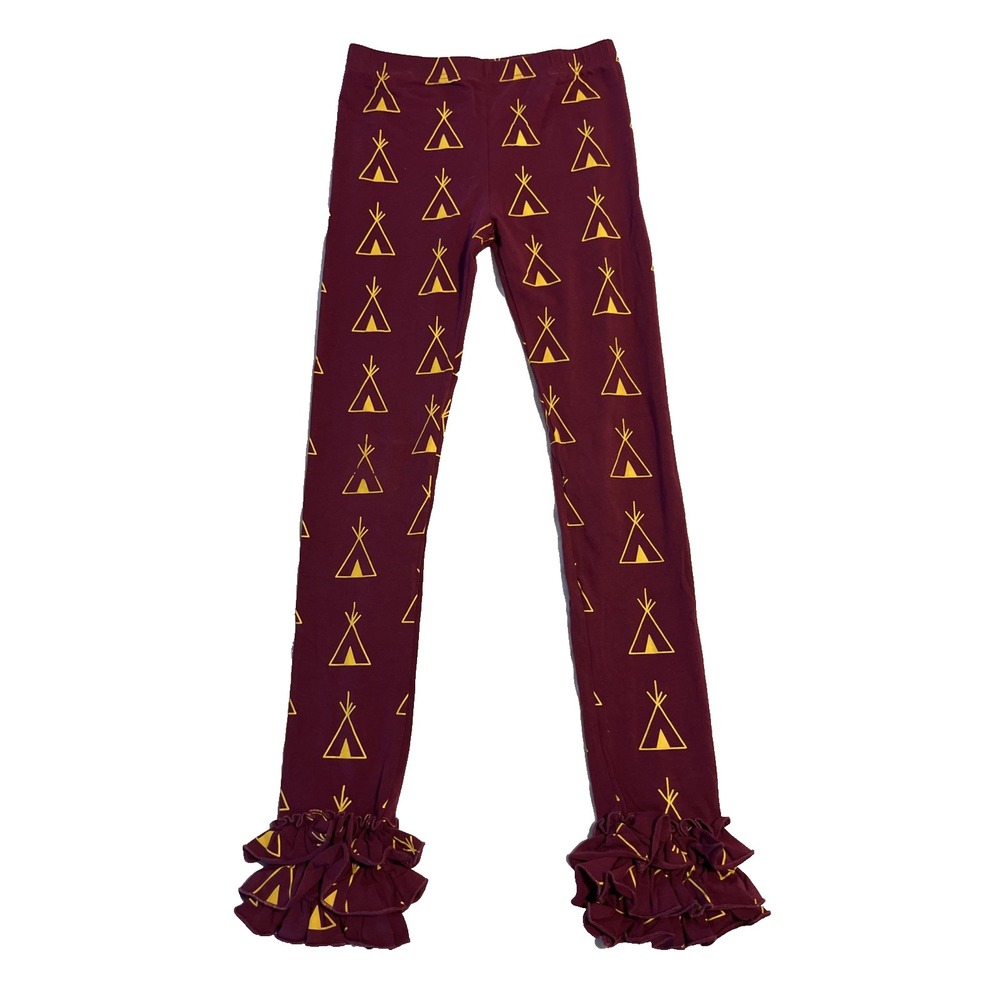 New Girls Southern Style Ruffle Teepee Native Leggings Pants BTS 10
